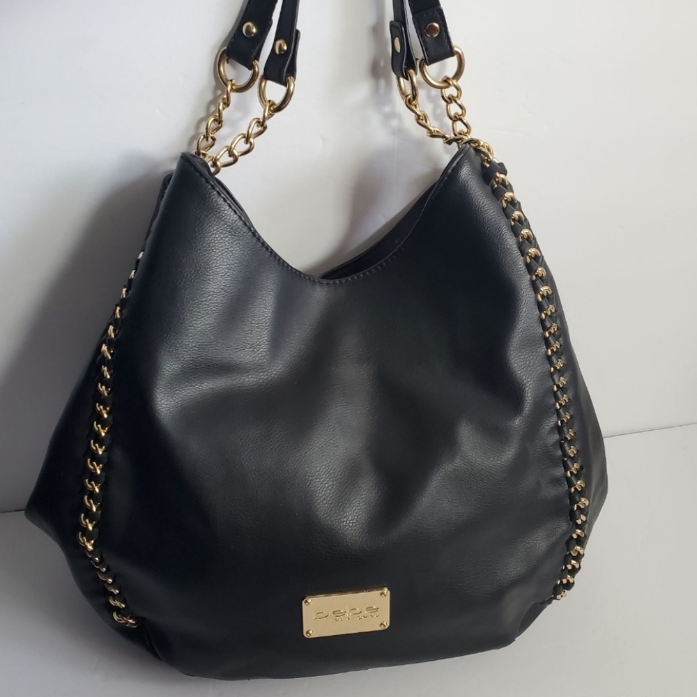 Bebe Colette Triple Entry -Black bag